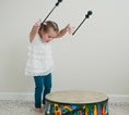 child drumming music therapy